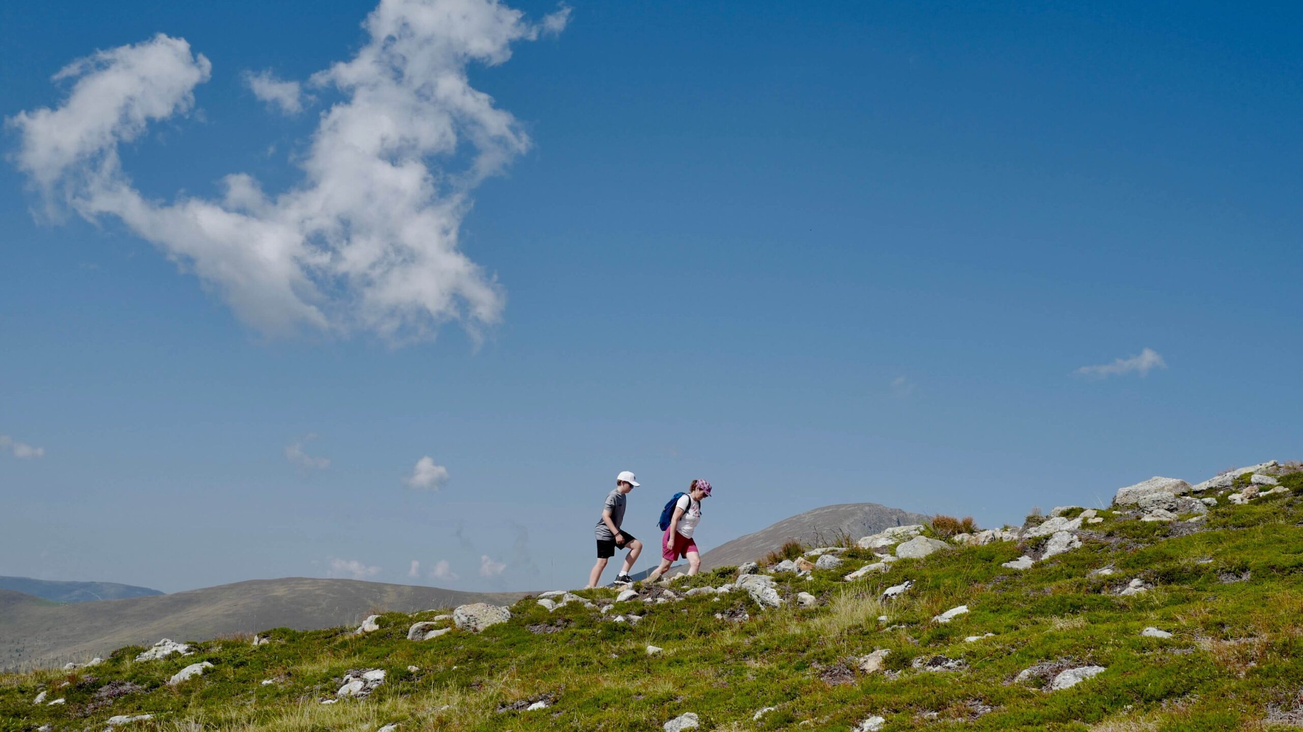 Leisurely hike across the Brunnachhöhe towards Rote Burg and Oswalder Bockhütte
